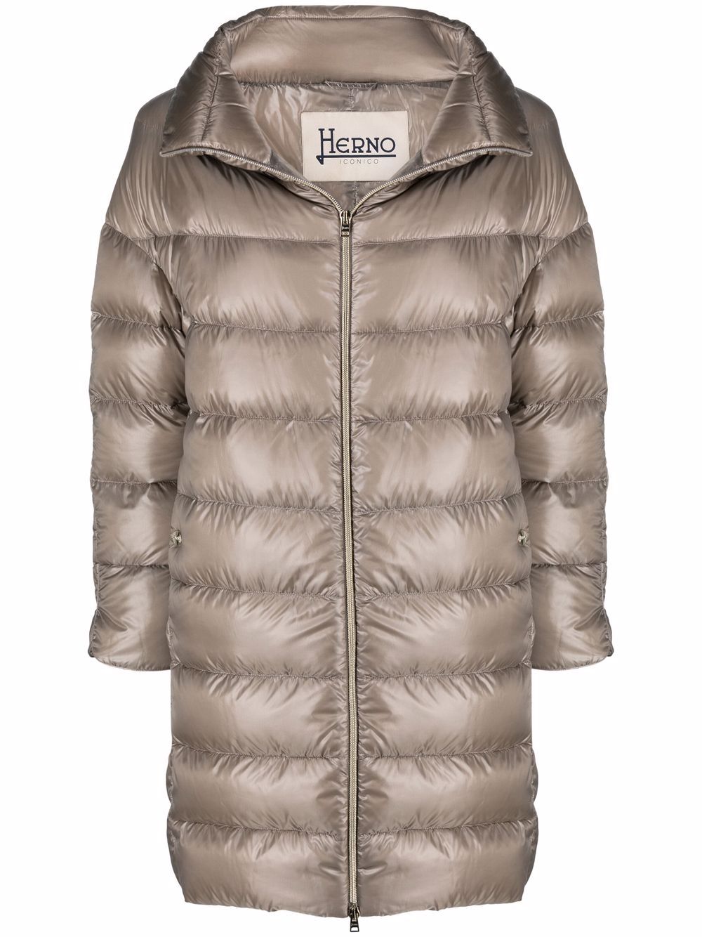 Herno Matilde Midi Down Jacket Dove Grey Dove Grey