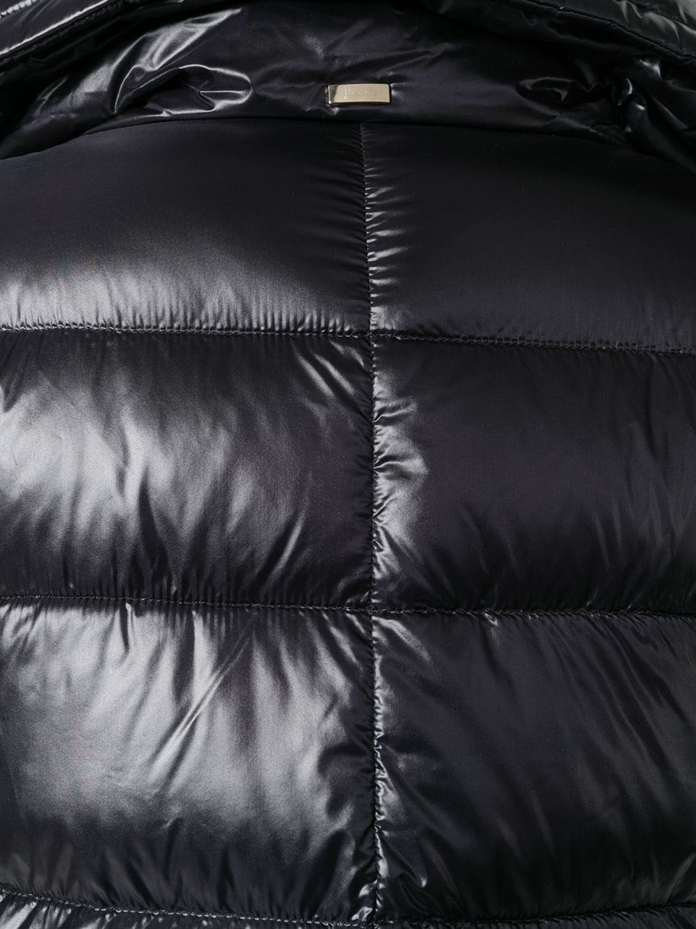 Herno Cleofe Quilted Midi Down Jacket Black black