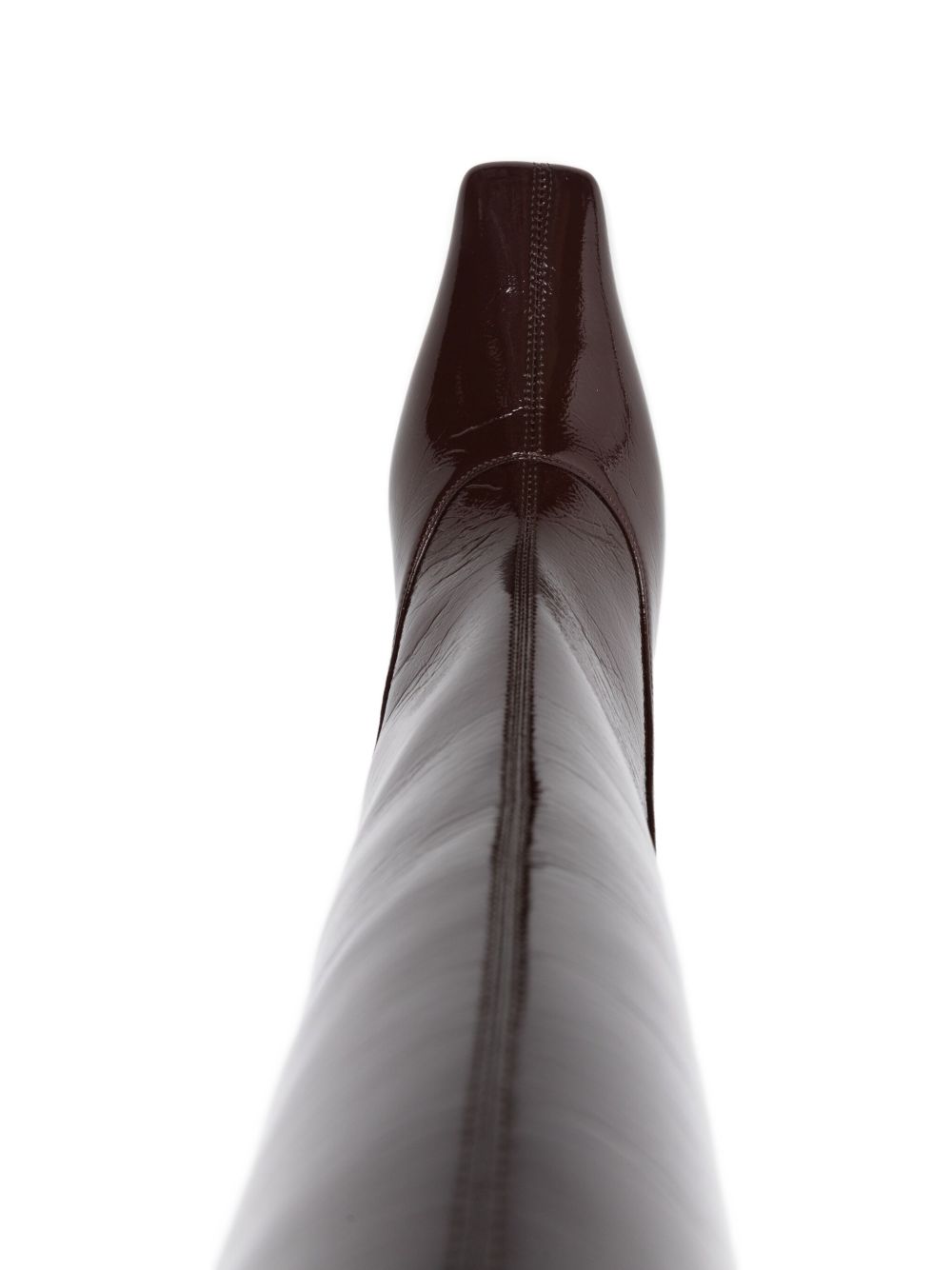 Stella McCartney Spur Knee-High Heeled Boots Brown