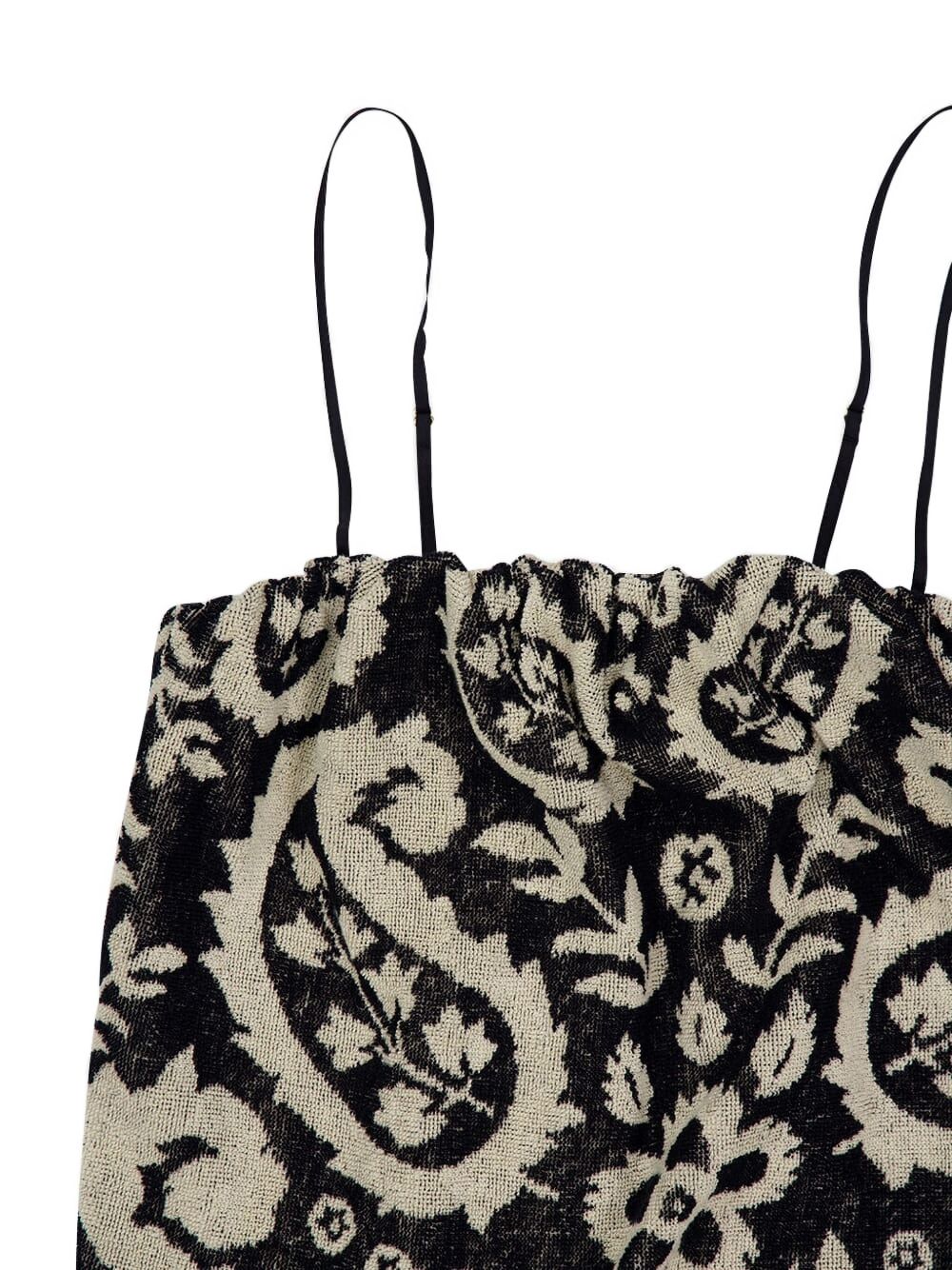 Zimmermann Rhiannon Printed Mini Dress Black black