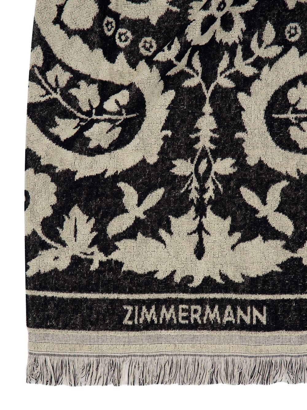 Zimmermann Rhiannon Printed Mini Dress Black black