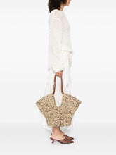 Zimmermann Goldentime Medium Rafia Tote Bag Beige