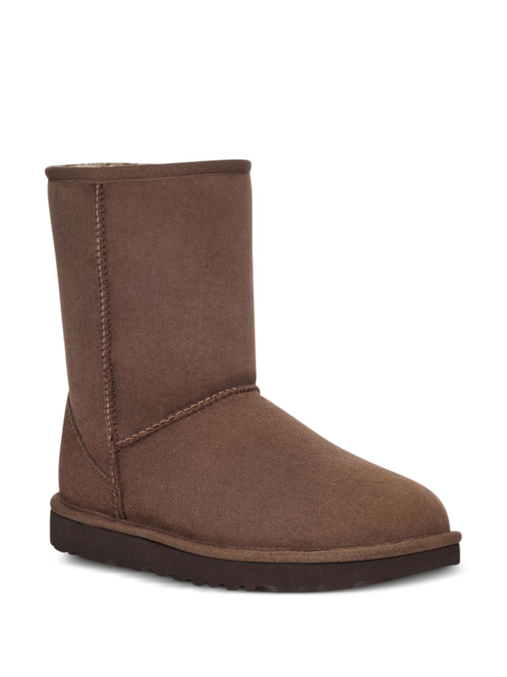 Ugg Australia Classic Short II Shearling-Lined Suede Boots Brown Brown
