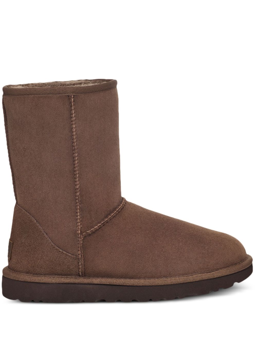 Ugg Australia Classic Short II Shearling-Lined Suede Boots Brown Brown