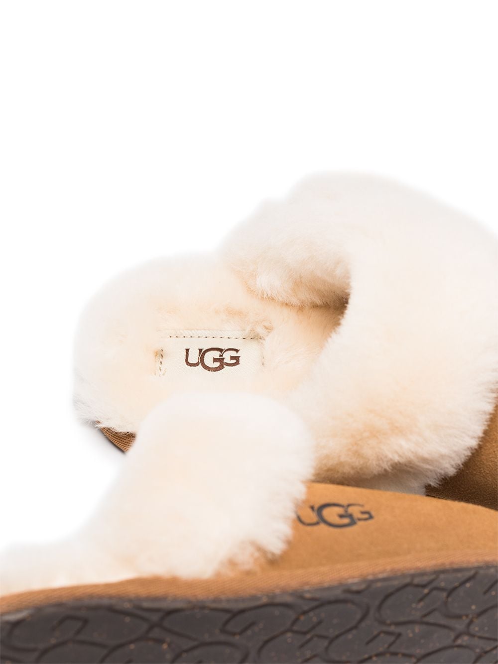 Ugg Australia Scuffette II Shearling-Lined Beige Slippers Beige
