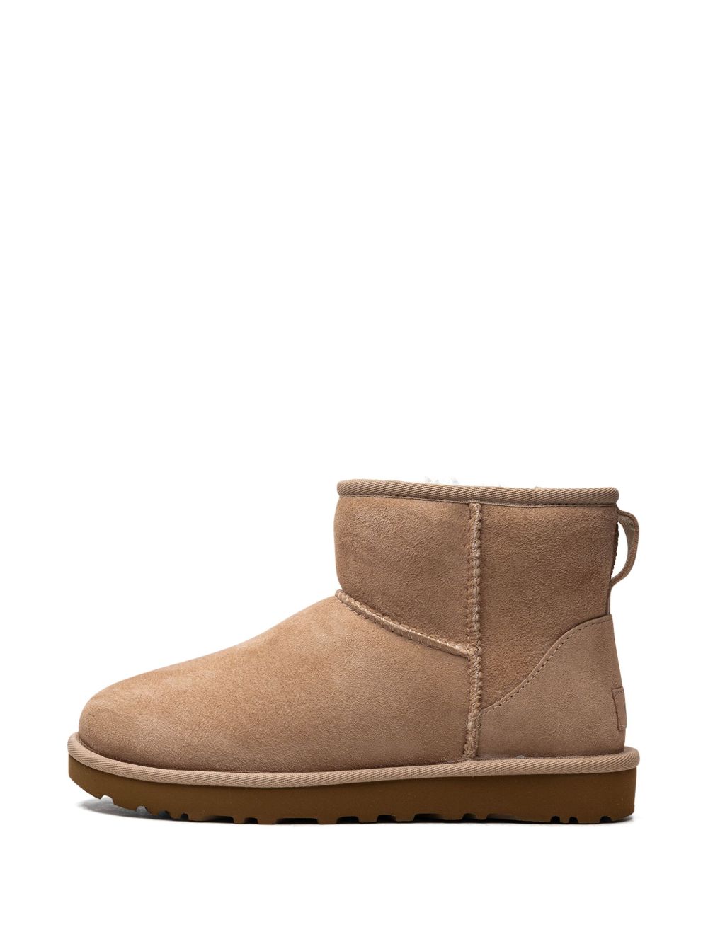 Ugg Australia Classic Mini II Suede Sheepskin Boots Beige