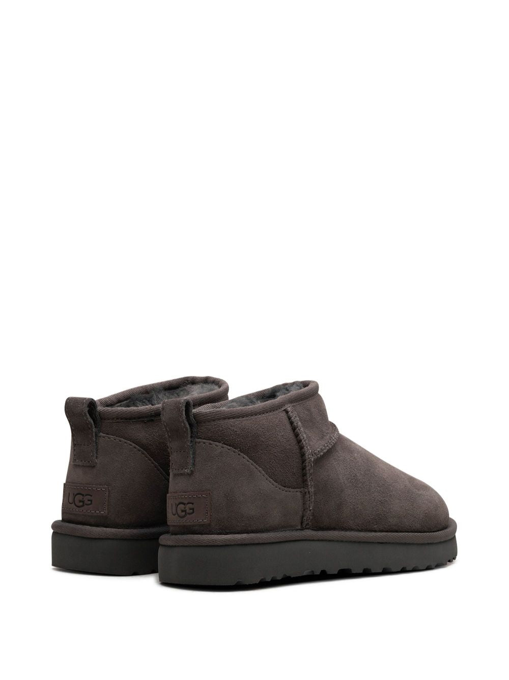 UGG Australia Classic Ultra Mini Silk-Nylon Boots Grey