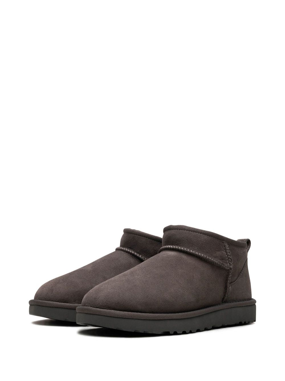 UGG Australia Classic Ultra Mini Silk-Nylon Boots Grey