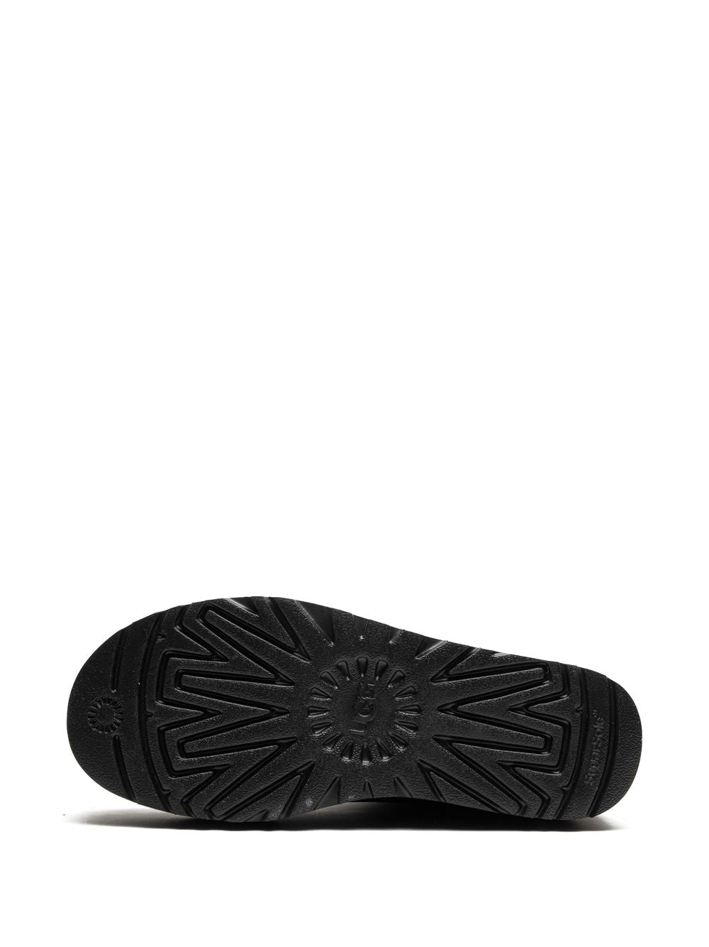 Ugg Australia Classic Ultra Mini Platform Black Suede Ankle Boots Black