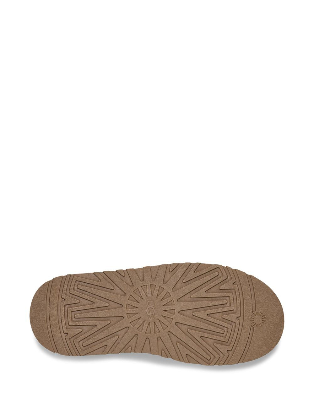 UGG Australia Bea Mary Jane Suede Ballet Flat Shoes Beige beige