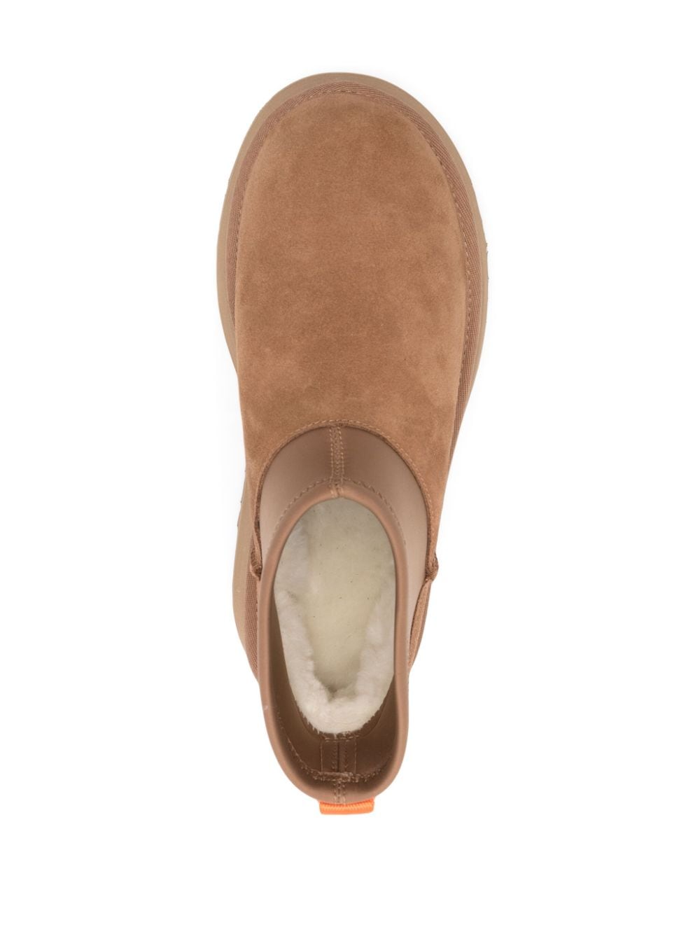 Ugg Australia Classic Mini Dipper suede sheepskin boots beige