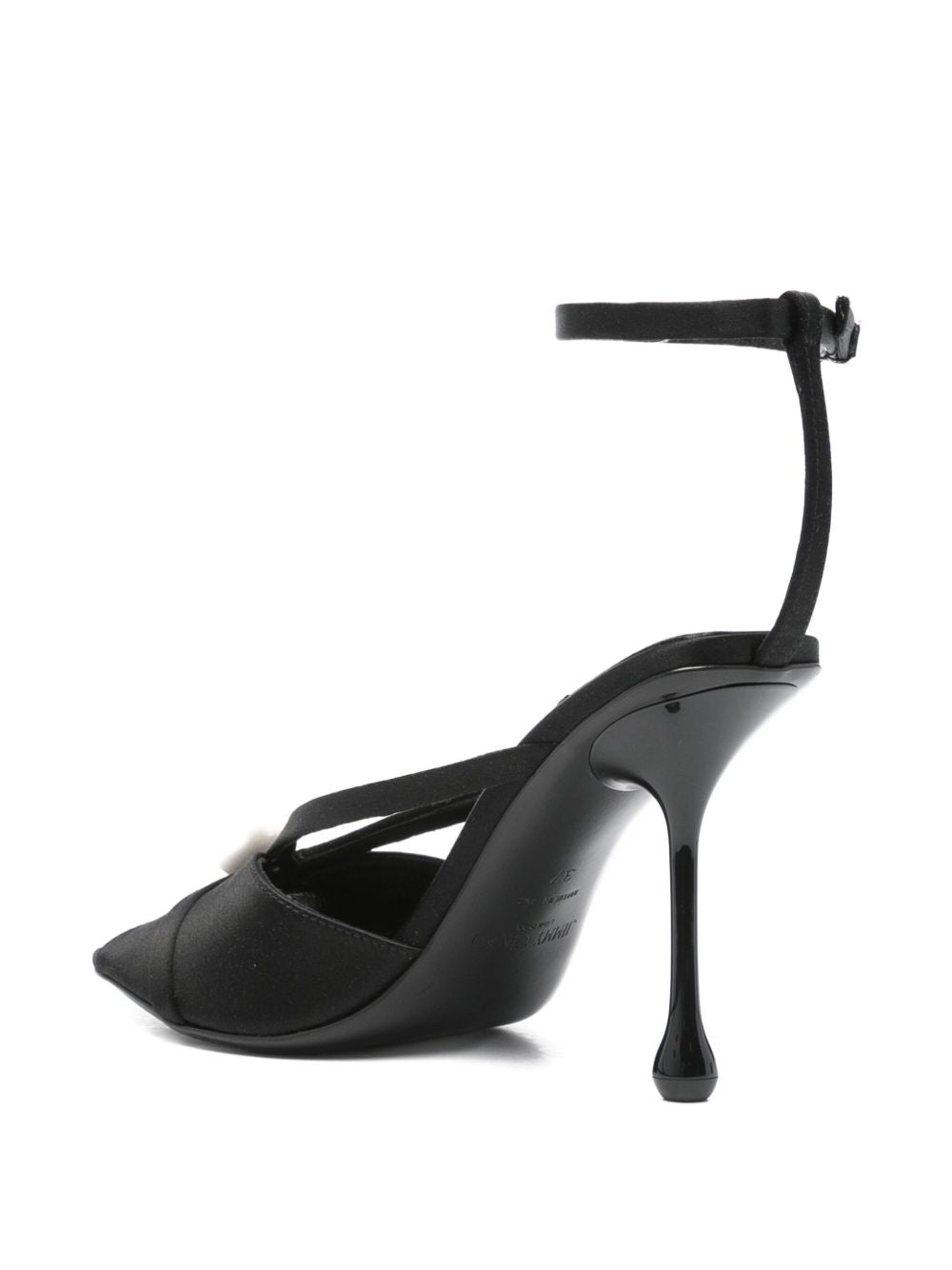 Jimmy Choo 100mm Siva sandals Black