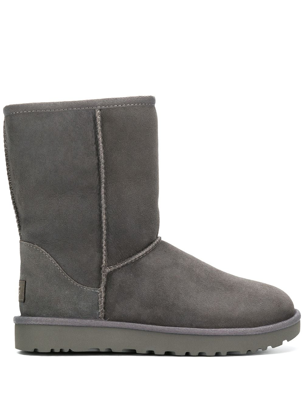 Ugg Australia Classic Short II Silk & Nylon Grey Boots Grey