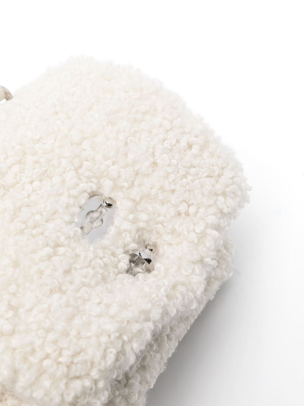 Zanellato Postina Baby Teddy White Silk & Nylon Bag White