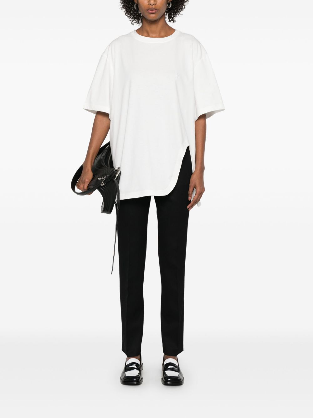 The Attico Jersey Crewneck T-Shirt White