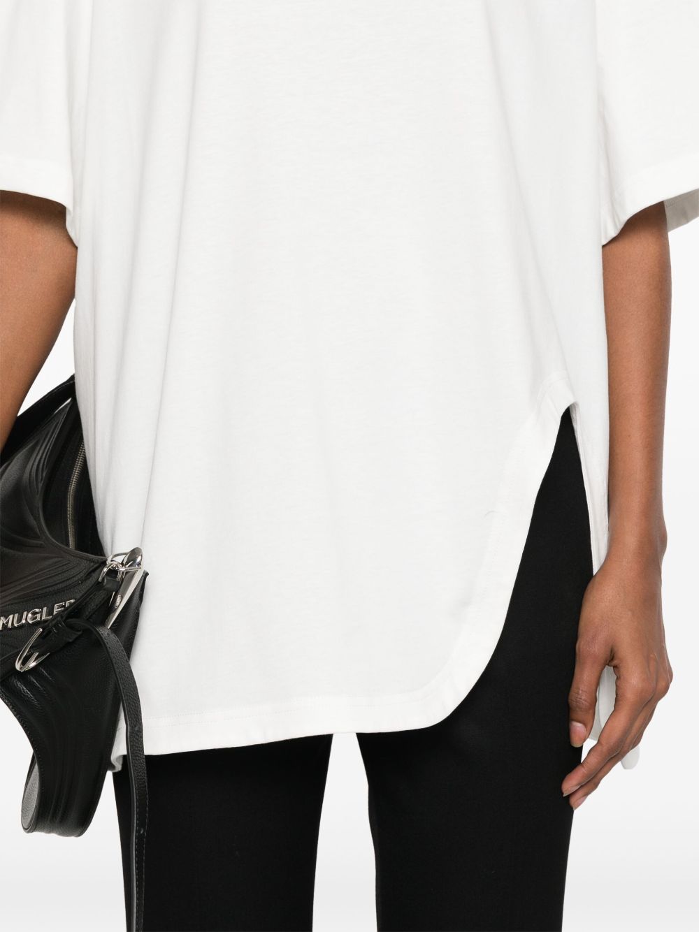 The Attico Jersey Crewneck T-Shirt White