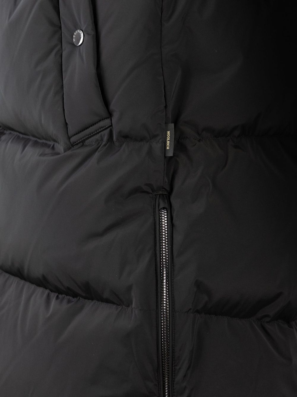 Woolrich Kelly Long Down Jacket in Black