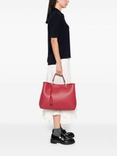 Emporio Armani MyEA Medium Deer-Print Shopper Bag Bordeaux