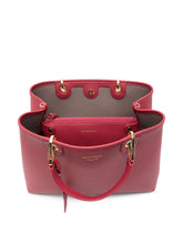 Emporio Armani MyEA Medium Deer-Print Shopper Bag Red