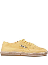 Autry Low Canvas Sneakers Yellow Yellow
