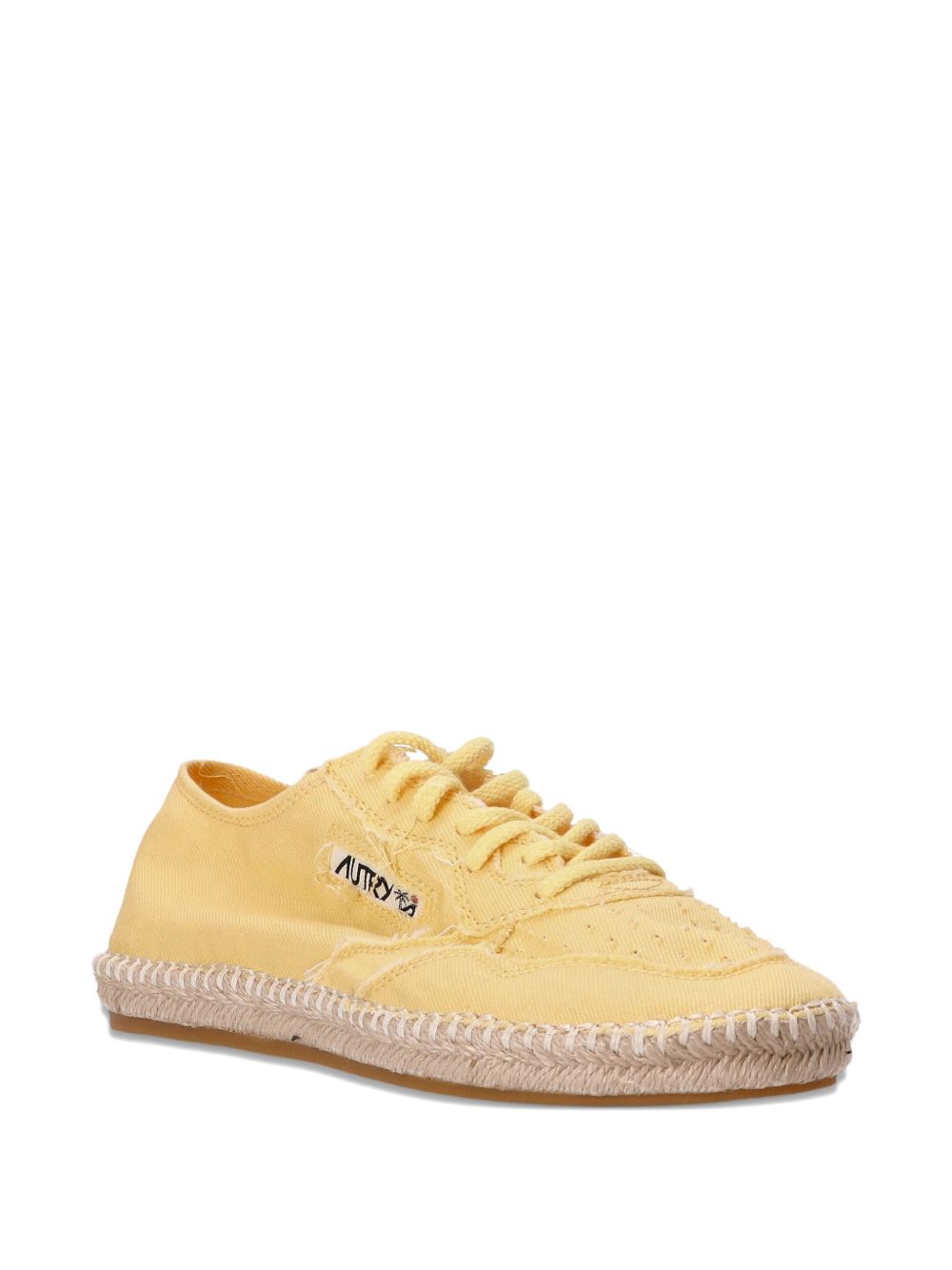 Autry Low Canvas Sneakers Yellow Yellow