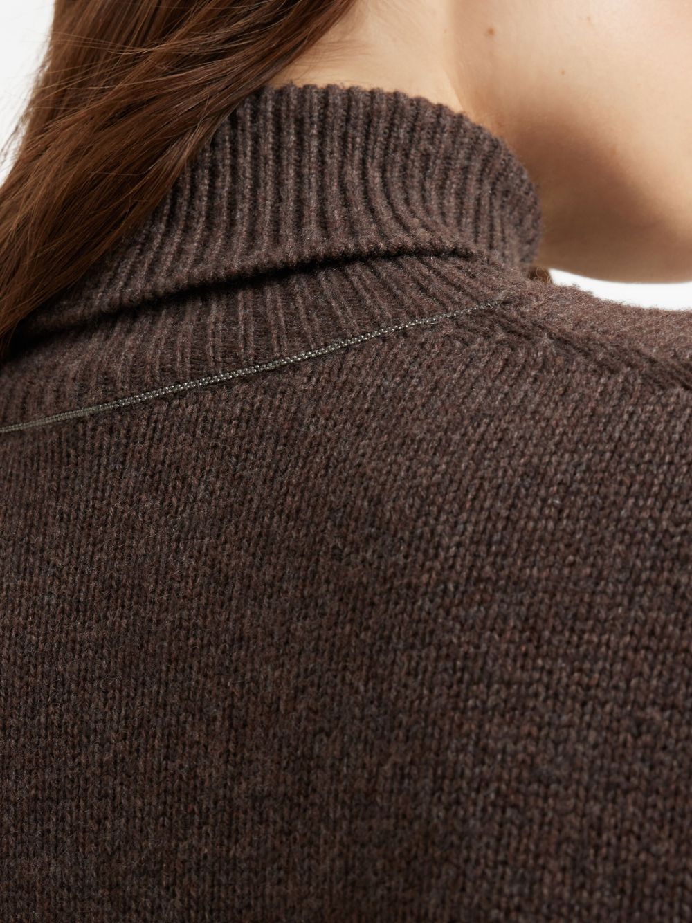 Brunello Cucinelli Cashmere Turtleneck Sweater Brown Brown