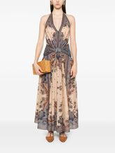 Zimmermann Ascension Printed Cotton Maxi Dress Blue