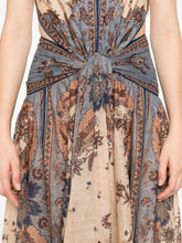 Zimmermann Ascension Printed Cotton Maxi Dress Blue