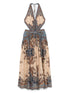 Zimmermann Ascension Printed Cotton Maxi Dress Blue