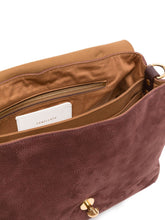 Zanellato Postina Jones Medium Suede Handbag Red