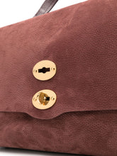 Zanellato Postina Jones Medium Suede Handbag Red