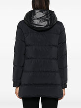Peuterey Padded Water-Resistant Hooded Coat Black Black