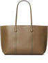 Tory Burch Perry Leather Tote Bag Light Brown