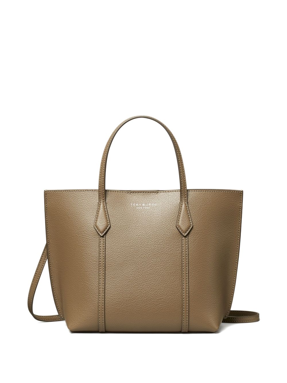 Tory Burch Perry Small Leather Tote Bag Light Brown