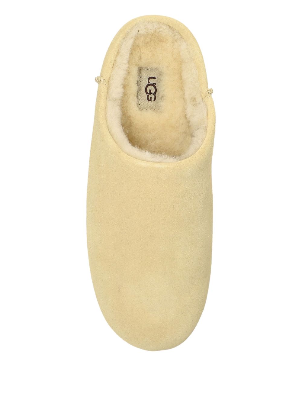 Ugg Australia Elea Sheepskin-Lined Suede Slip-On Slipper Beige