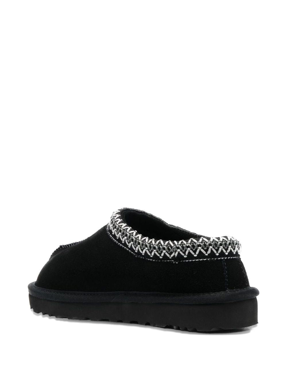 Ugg Australia Tasman II Black Suede Slip-On Sandals Black