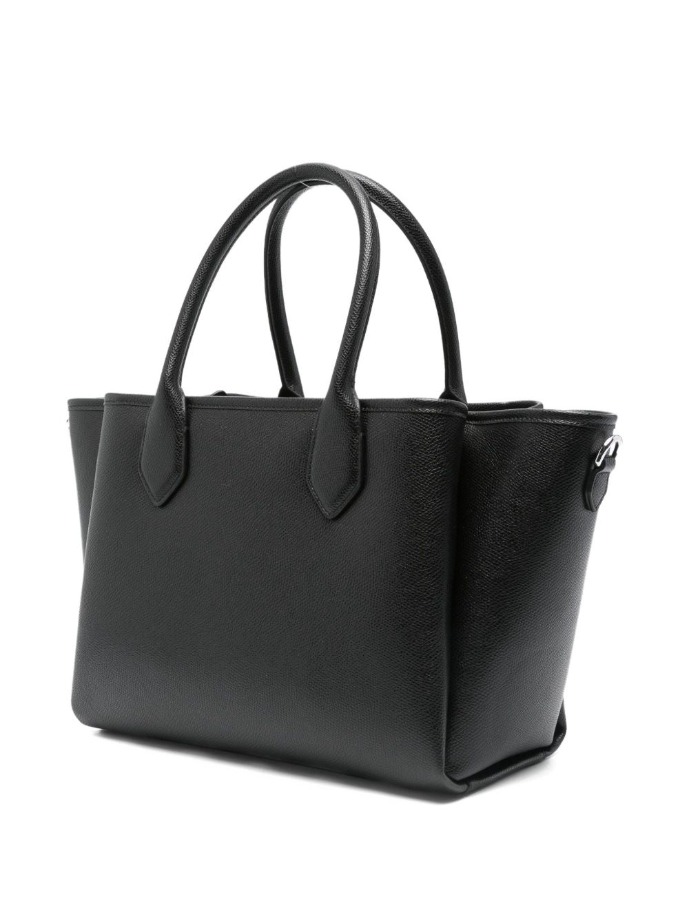 Emporio Armani Medium Palmellato Shopper Bag Black