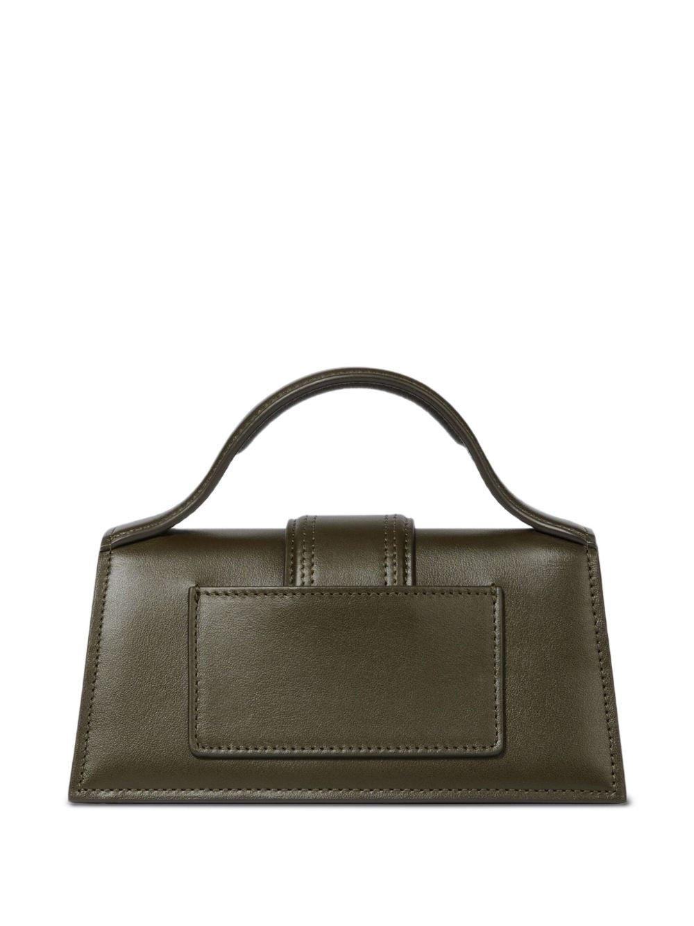 JACQUEMUS Child Mini Leather Top Handle Bag Green