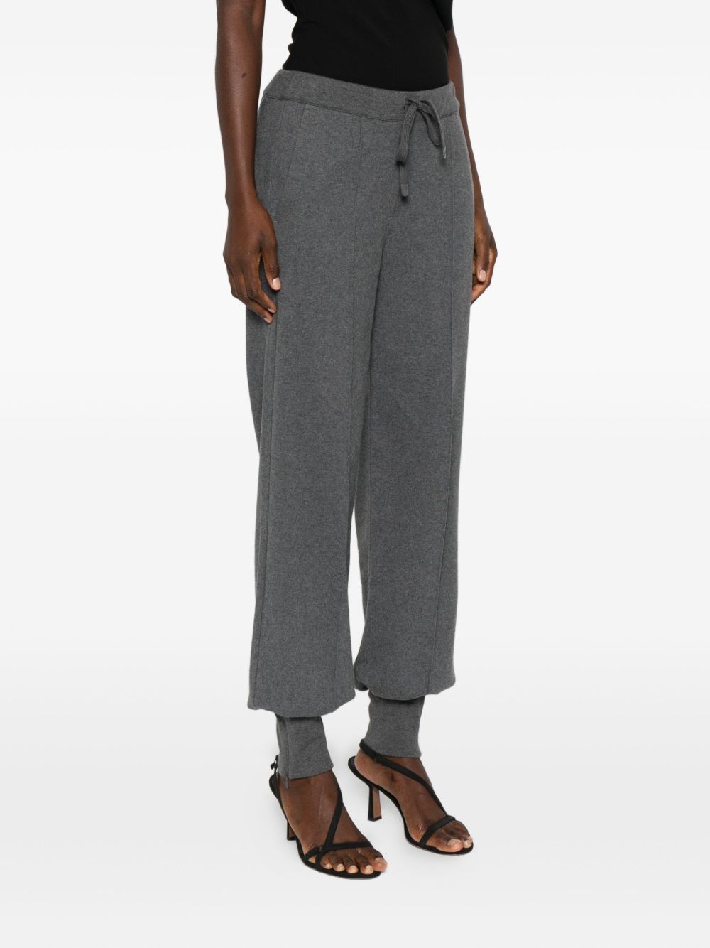 Tom Ford Silk-Blend Grey Sweatpants Grey