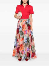 Alice + Olivia Nilda Pleated Floral Maxi Skirt Multicolour