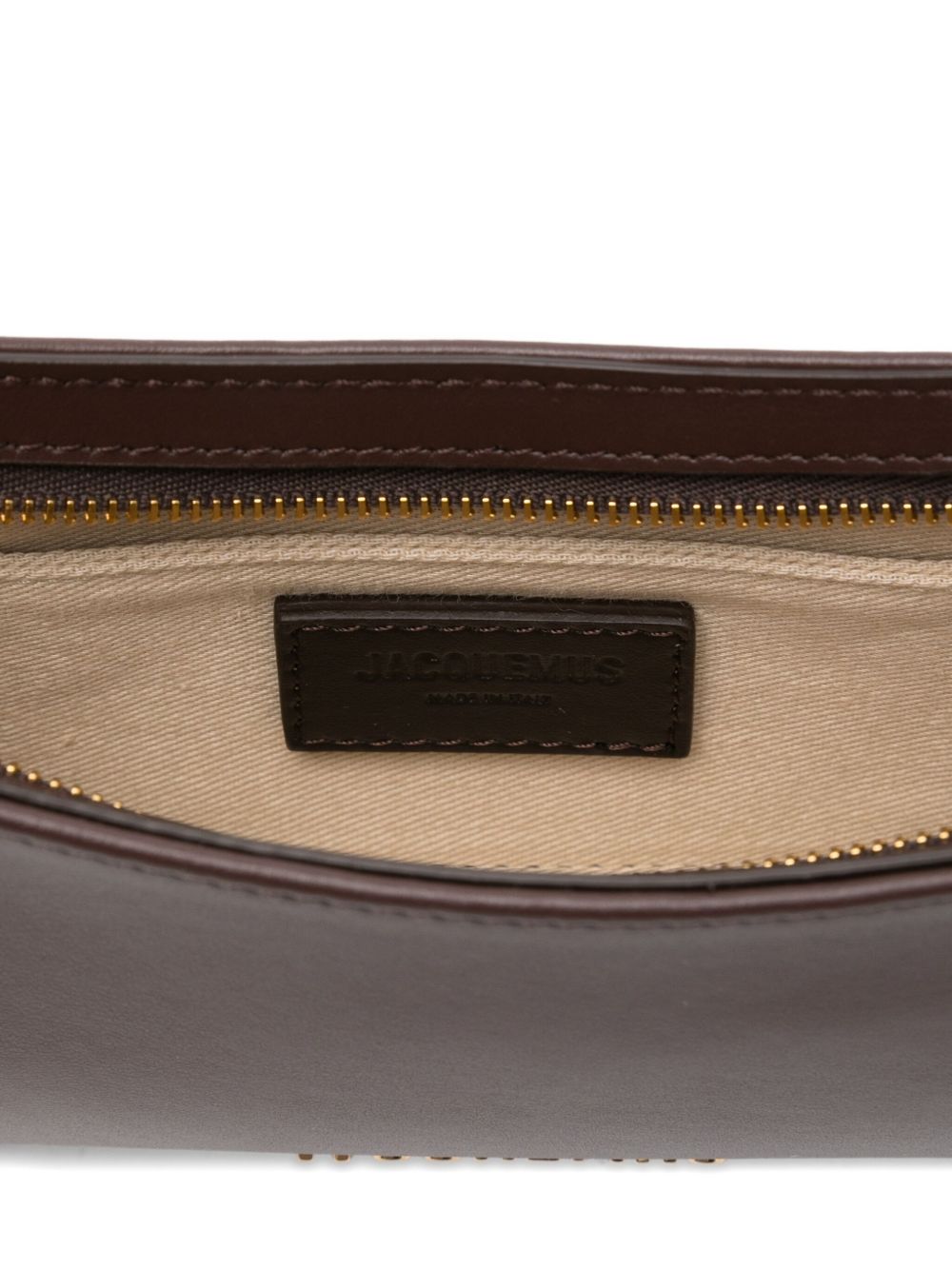JACQUEMUS The Bisou Perle Shoulder Bag Brown