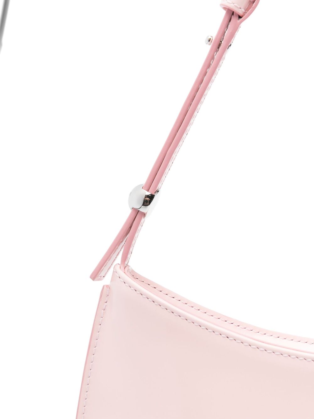 Jacquemus Le Bisou Powder Pink Leather Shoulder Bag powder