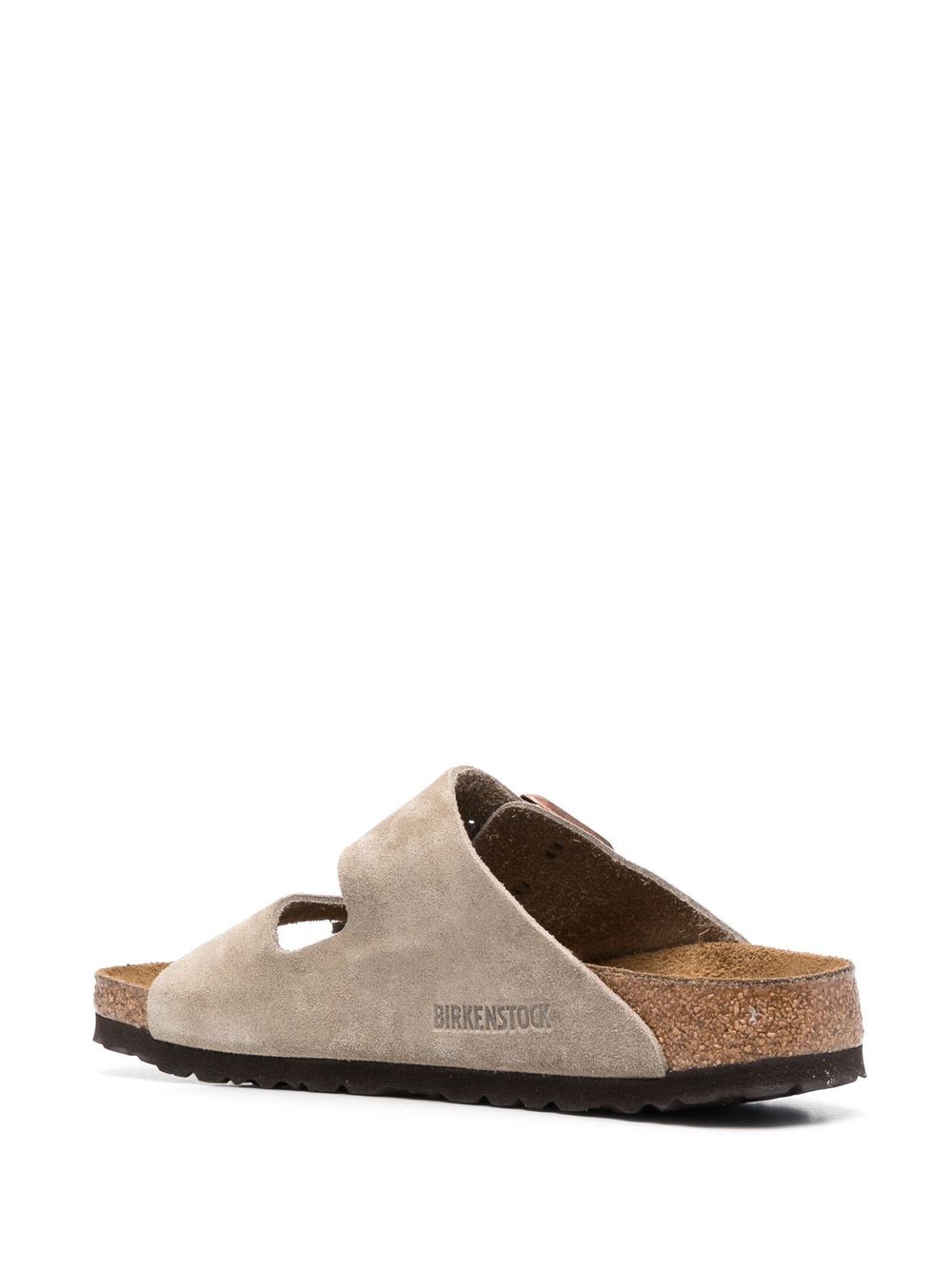 Birkenstock Arizona Suede Slip-On Sandals Dove Grey