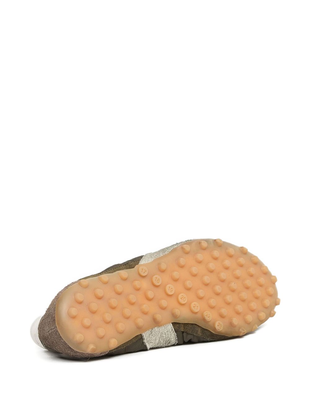 Maison Margiela Sprinters Low Panelled Quilted Sneakers Green