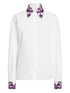 Dolce & Gabbana Cotton Maiolica Print Shirt White White