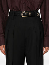 Victoria Beckham Tailored Wool-Blend High-Rise Trousers Black