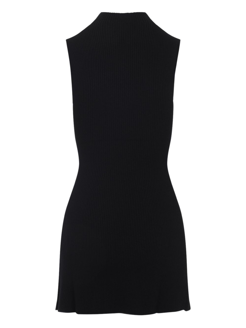 Diesel Silk-Nylon Midi Dress Black black