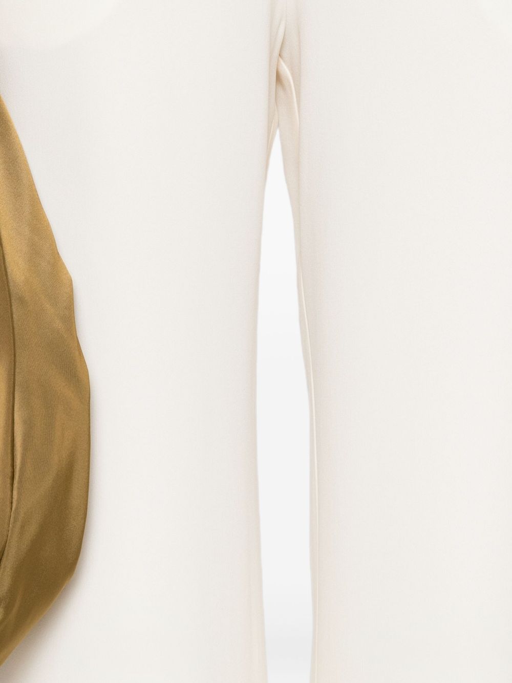 Fabiana Filippi Wide-Leg Wool Trousers White