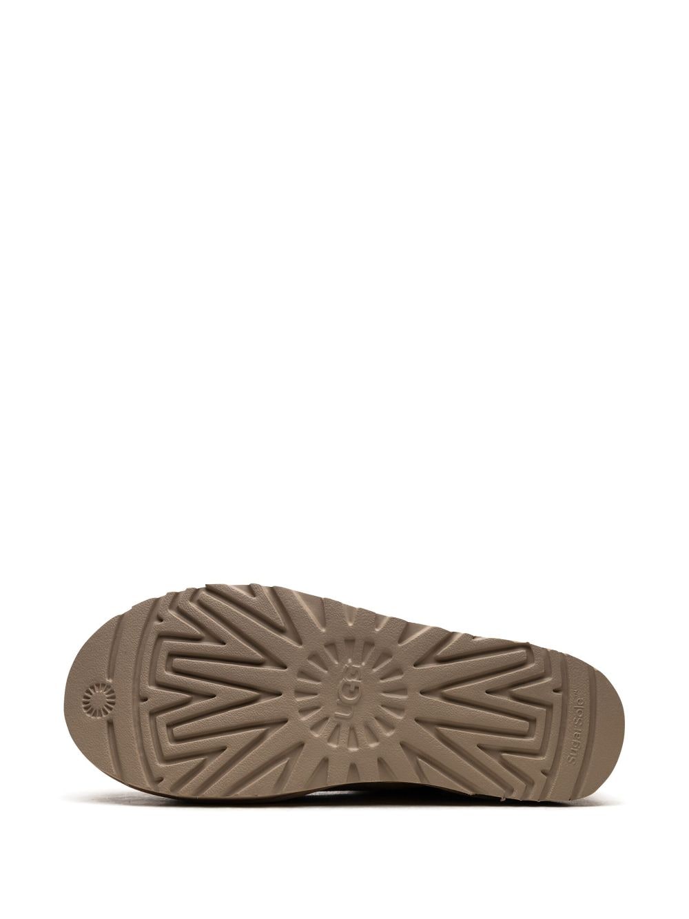 Ugg Australia Classic Ultra Mini Silk and Nylon Boots Beige
