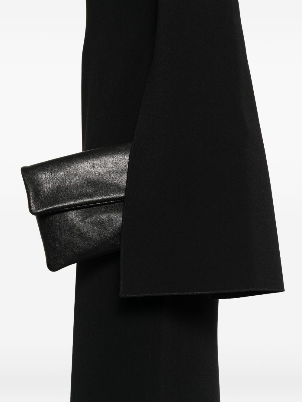 Solace London One-Shoulder Black Maxi Dress Black